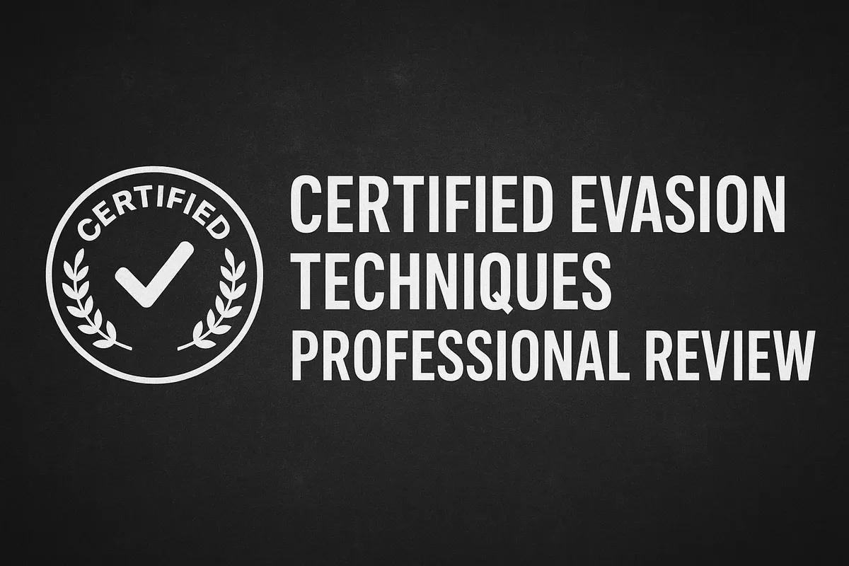 Certified Evasion Techniques Professional review