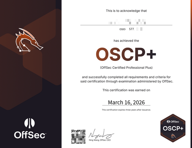 OSCP+, OffSec
